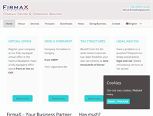 Tablet Screenshot of firmaxhungary.com